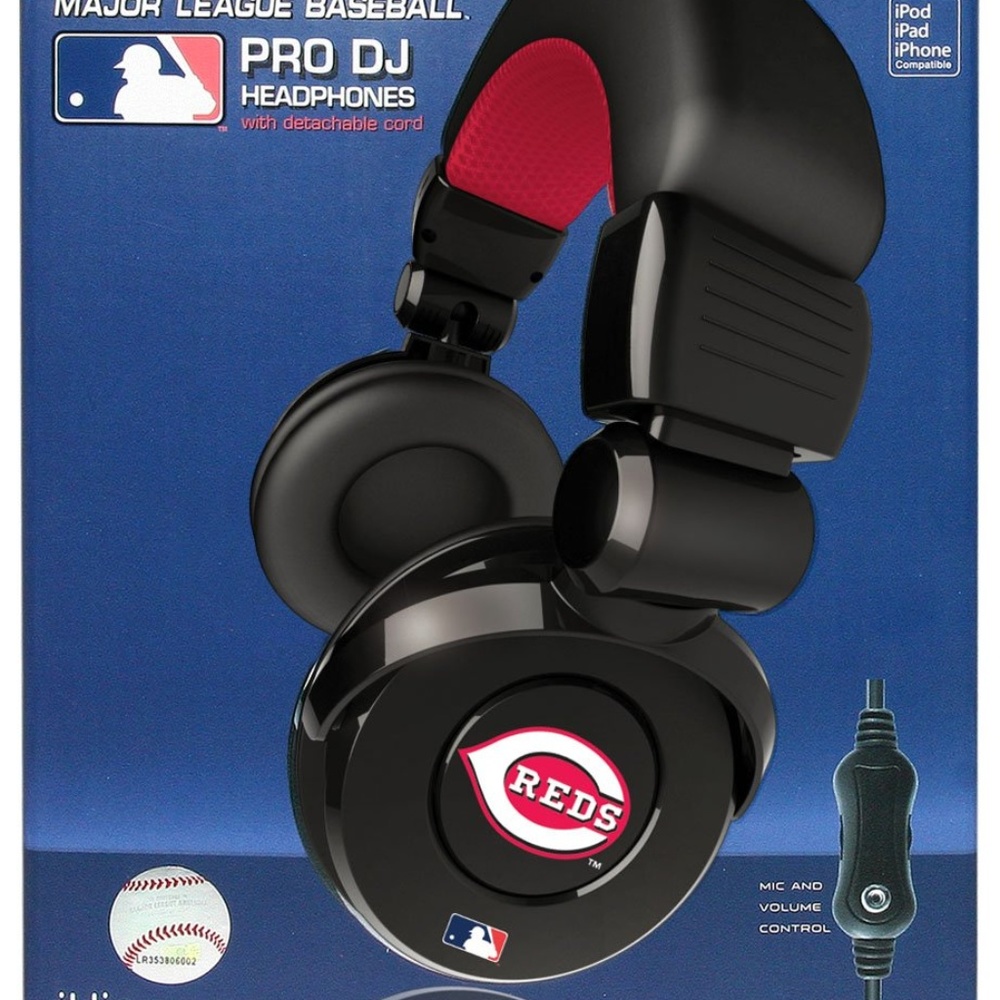 CINCINATTI REDS IHIP NOISE ISOLATION HEADPHONE NEW